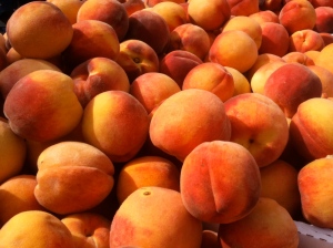 Beautiful Farmer's Market Peaches